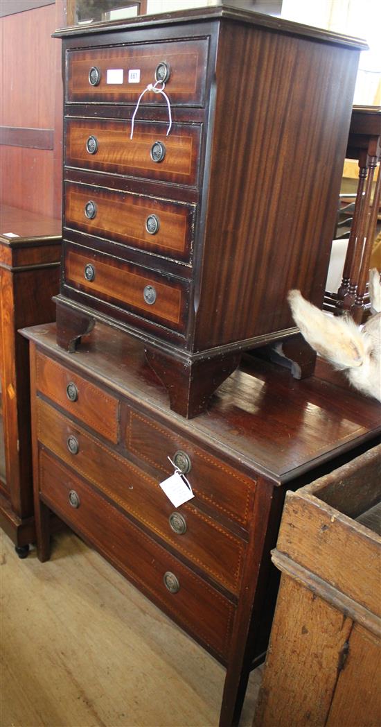 Small reproduction chest & Edwardian chest